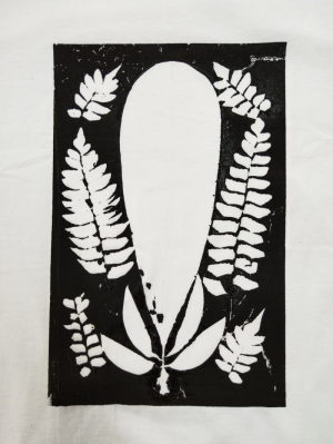 Leaves and found object experiment ( negative).jpg